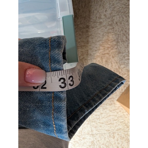 TGLA High Rise Wide Leg Light Wash Jean 29 90s Boho Minimalist Indie Classic - Picture 10 of 14